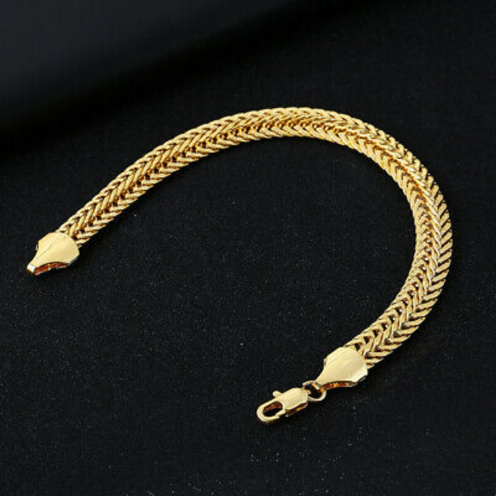 Men's Gold Filled Fashion Chain Bracelet